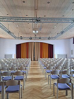 Saal mit Bestuhlungsvariante